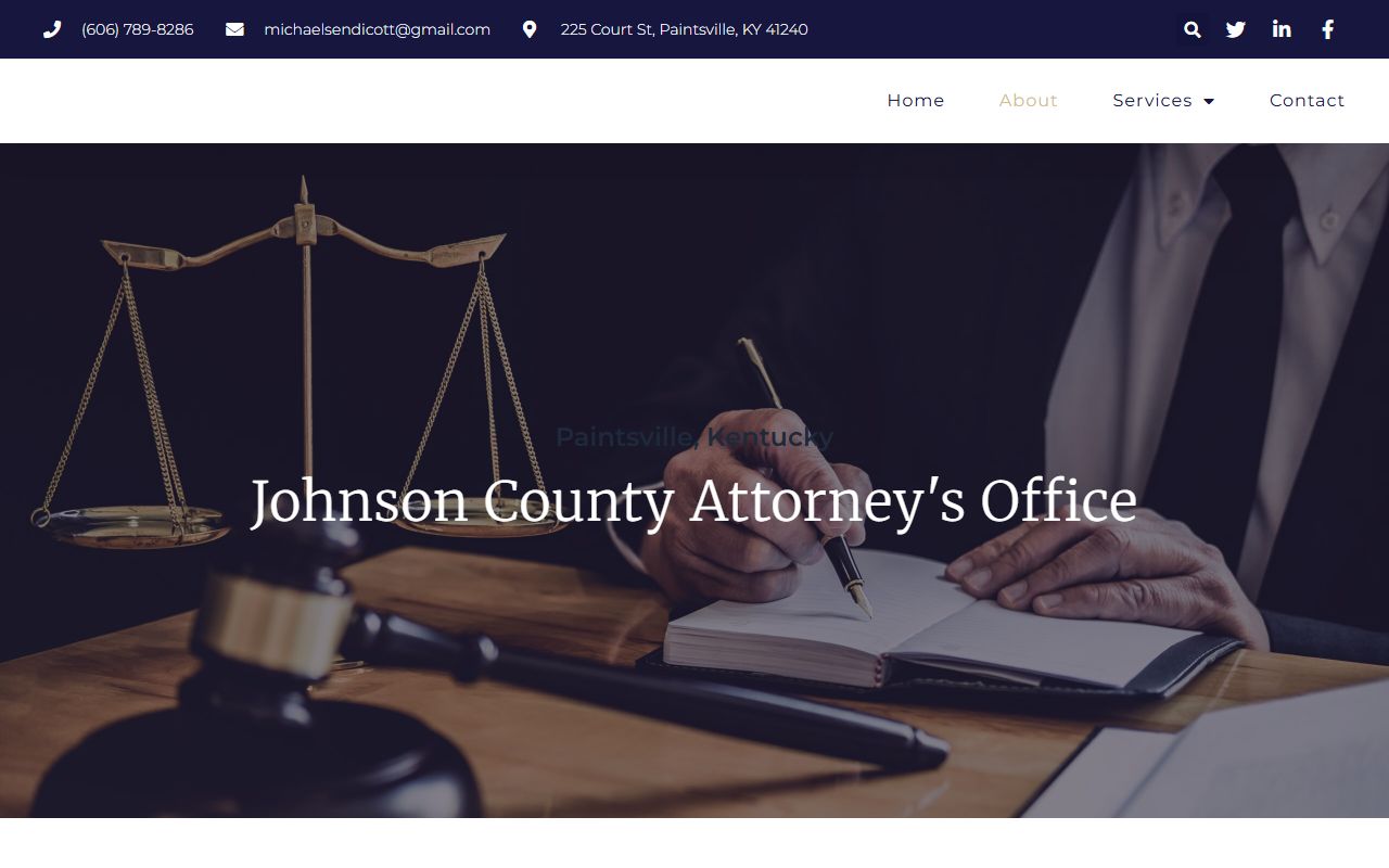 Johnson County arrest records County Attorney biography
