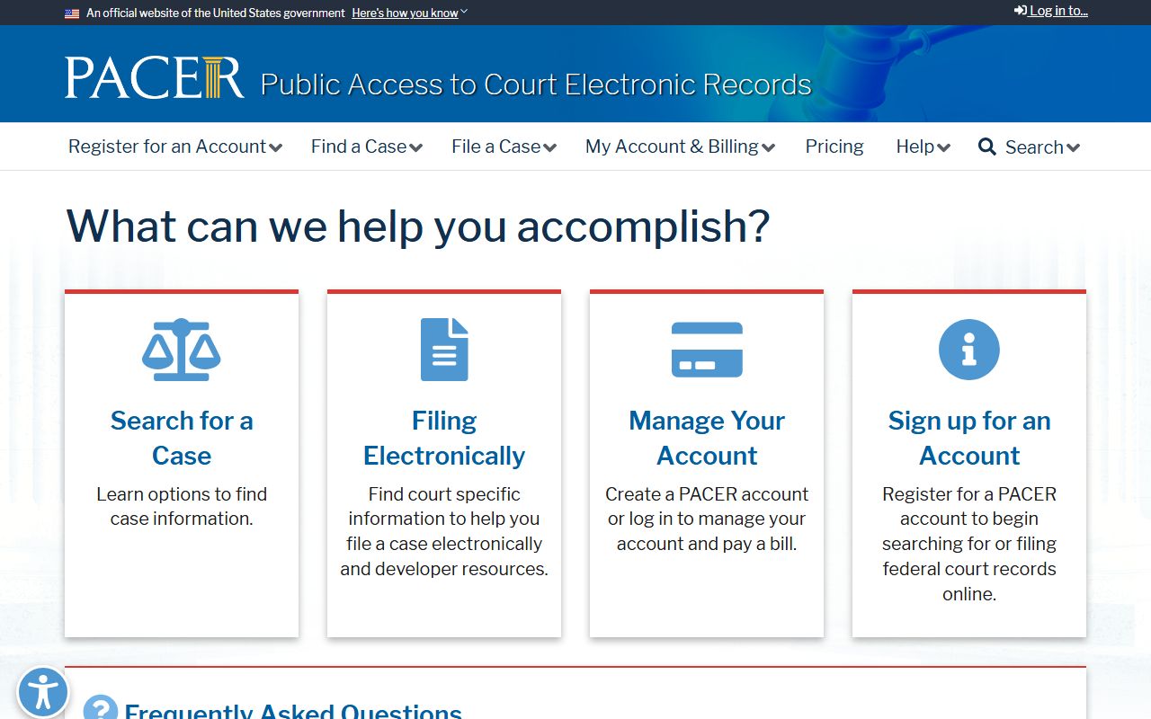 Johnson County Circuit Court PACER federal court records