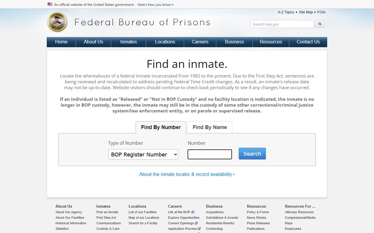 Johnson County Circuit Court federal inmate locator channel