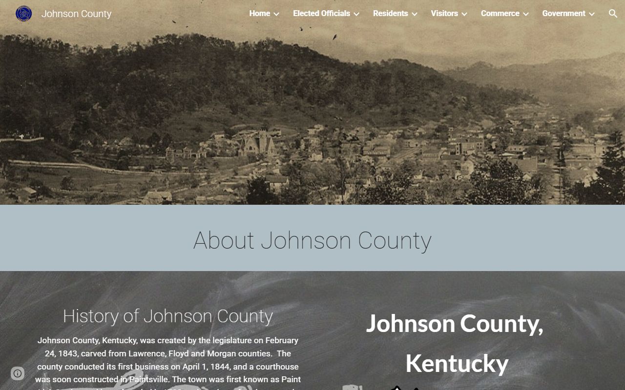 Johnson County Court local history and county context