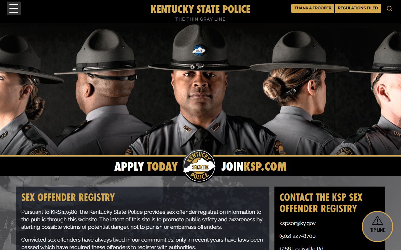 Johnson County inmate records Kentucky sex offender registry